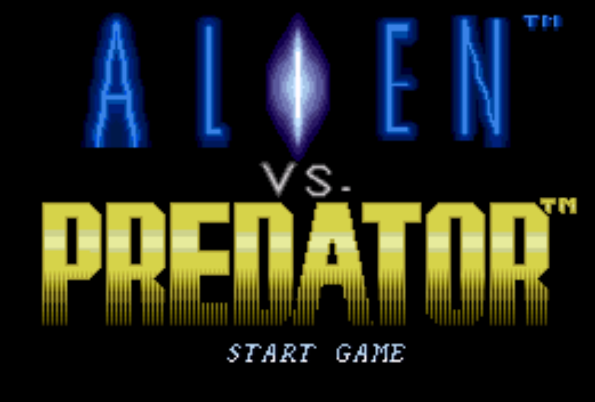 Alien Vs Predator Title Screen
